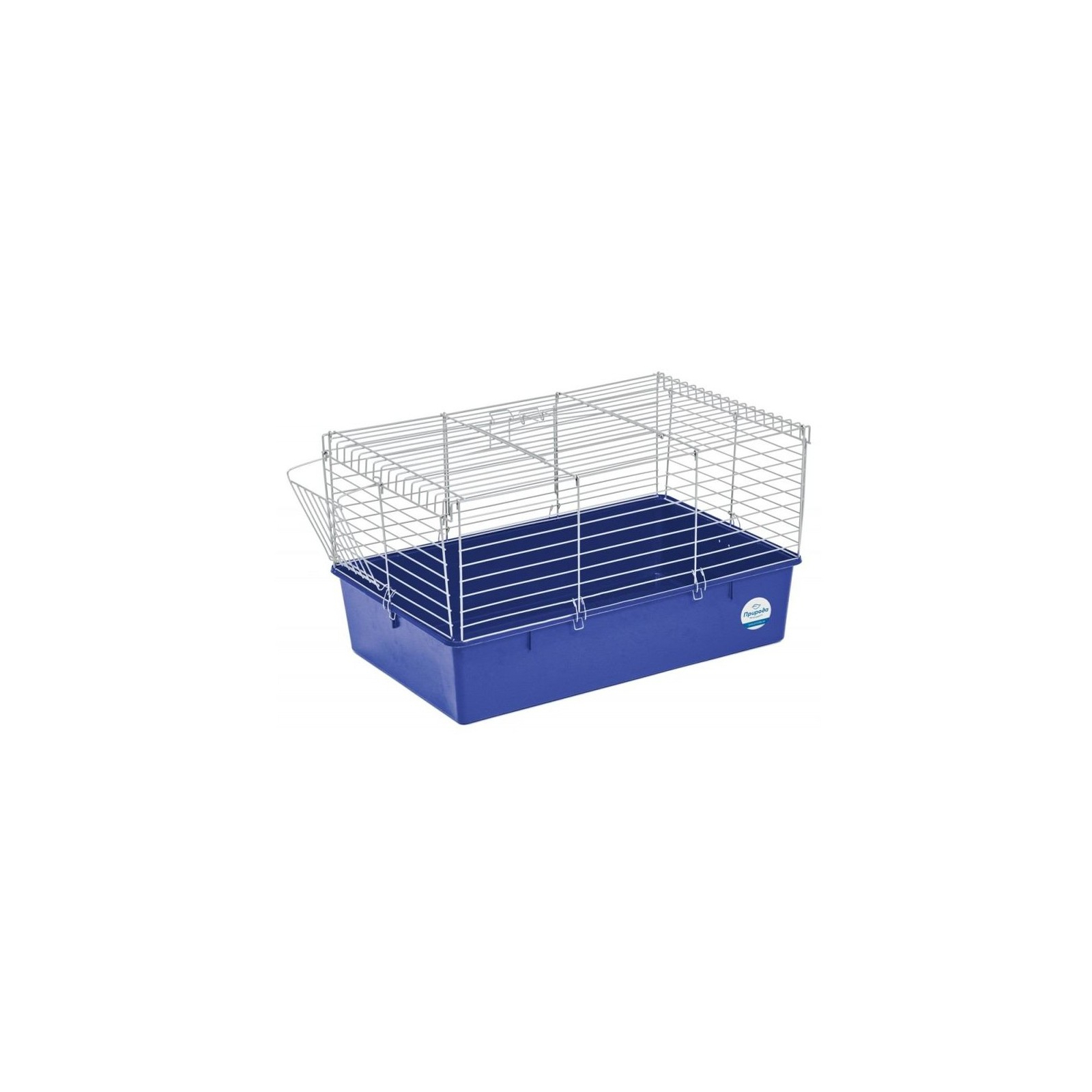 Клітка для гризунів Природа Кролик 70 70x45x40 см хром/синя (4823082415083)