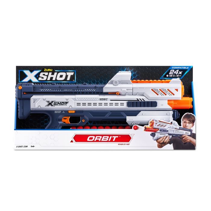 Іграшкова зброя Zuru X-Shot Швидкострільний бластер EXCEL CHAOS New Orbit (24 кульки) (36281R) зображення 4
