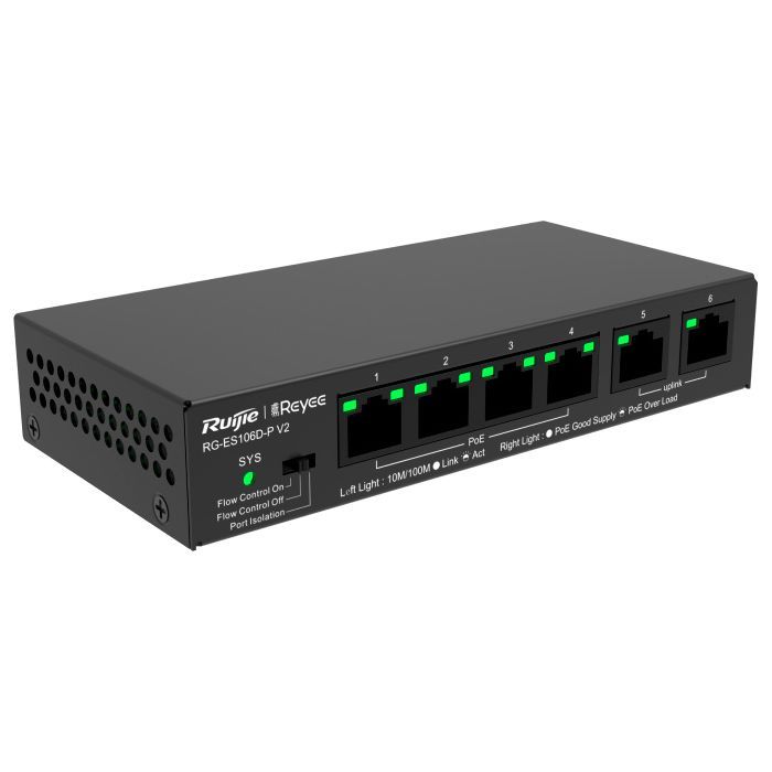 Коммутатор сетевой Ruijie Networks RG-ES106D-P V2
