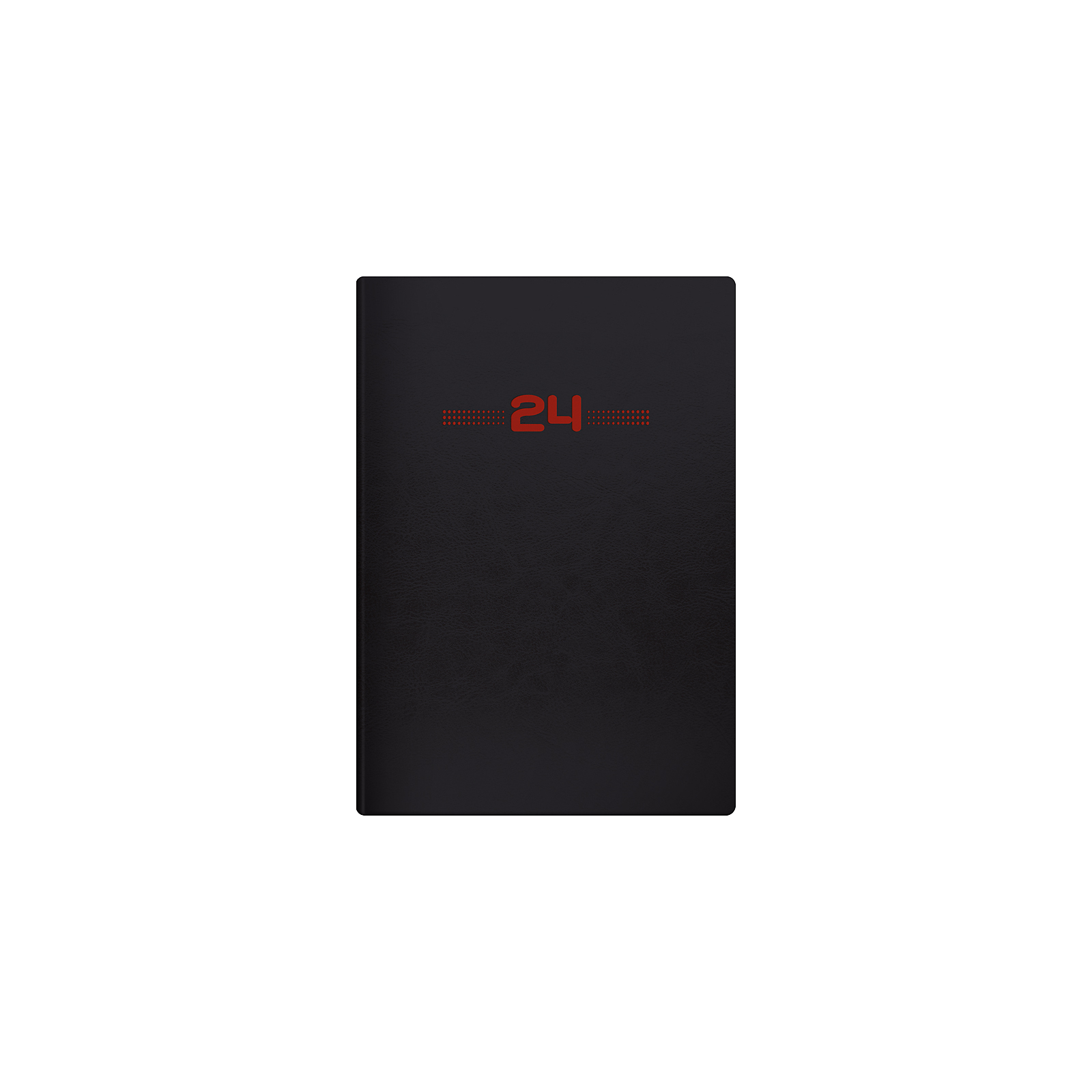 Еженедельник Brunnen датированный 2024 Стандарт Flex Neo A5 168 листов Черный с красным (73-795 71 204)