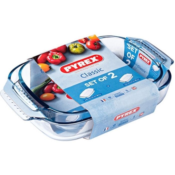 Форма для випікання Pyrex Classic прямокутна набір 2 шт 2.6 л 1.9 л (912S967/7045) зображення 3