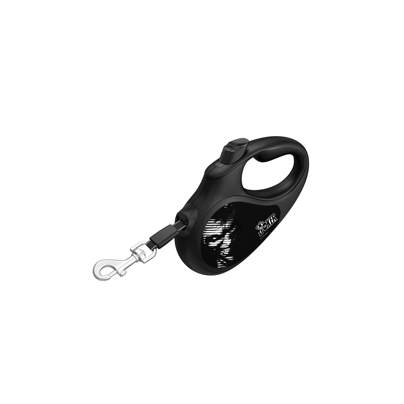 Повідок для собак WAUDOG R-leash "Джокер чорний" світловідбивна стрічка S до 15 кг 5 м чорний (8124-1027-01) зображення 3