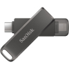 USB флеш накопитель SanDisk 256GB iXpand Luxe USB-C/Lightning (SDIX70N-256G-GN6NE) изображение 3