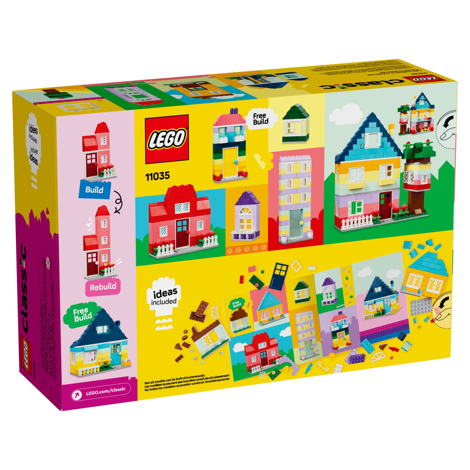 Конструктор LEGO Classic Творческие дома 850 деталей (11035) изображение 8