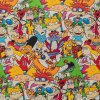 Рюкзак школьный Loungefly Nickelodeon - Nick Rewind Gang AOP Mini Backpack (NICBK0023) изображение 2