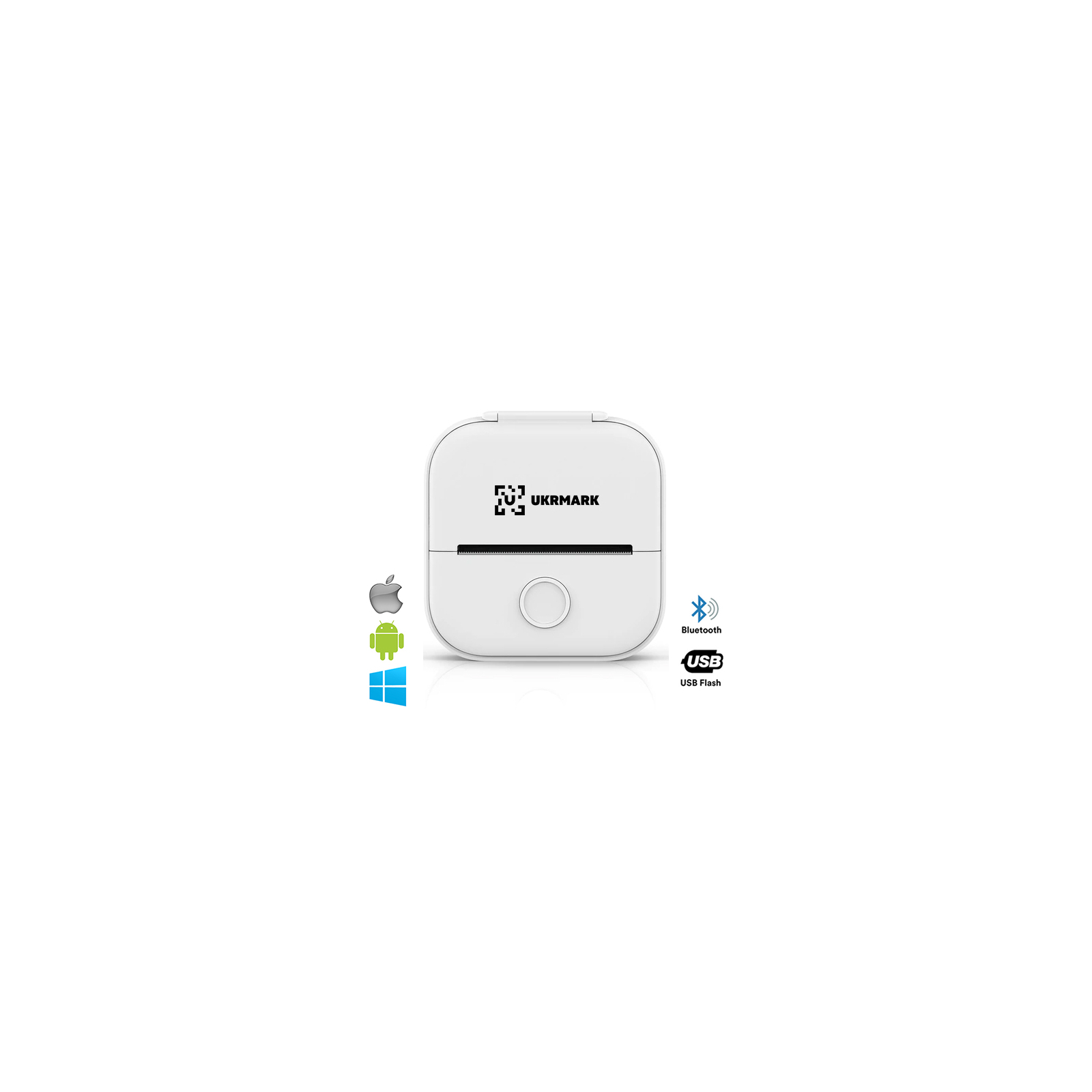 Принтер чеков UKRMARK P02WT Bluetooth, белый (900887)