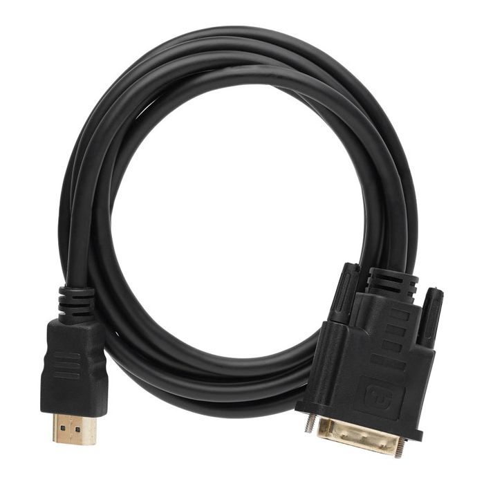 Кабель мультимедійний HDMI to DVI 24+1 1.8m Dynamode (DM-CL-HDMI-DVI-1.8M) зображення 2