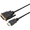 Кабель мультимедійний HDMI to DVI 24+1 1.8m Dynamode (DM-CL-HDMI-DVI-1.8M)