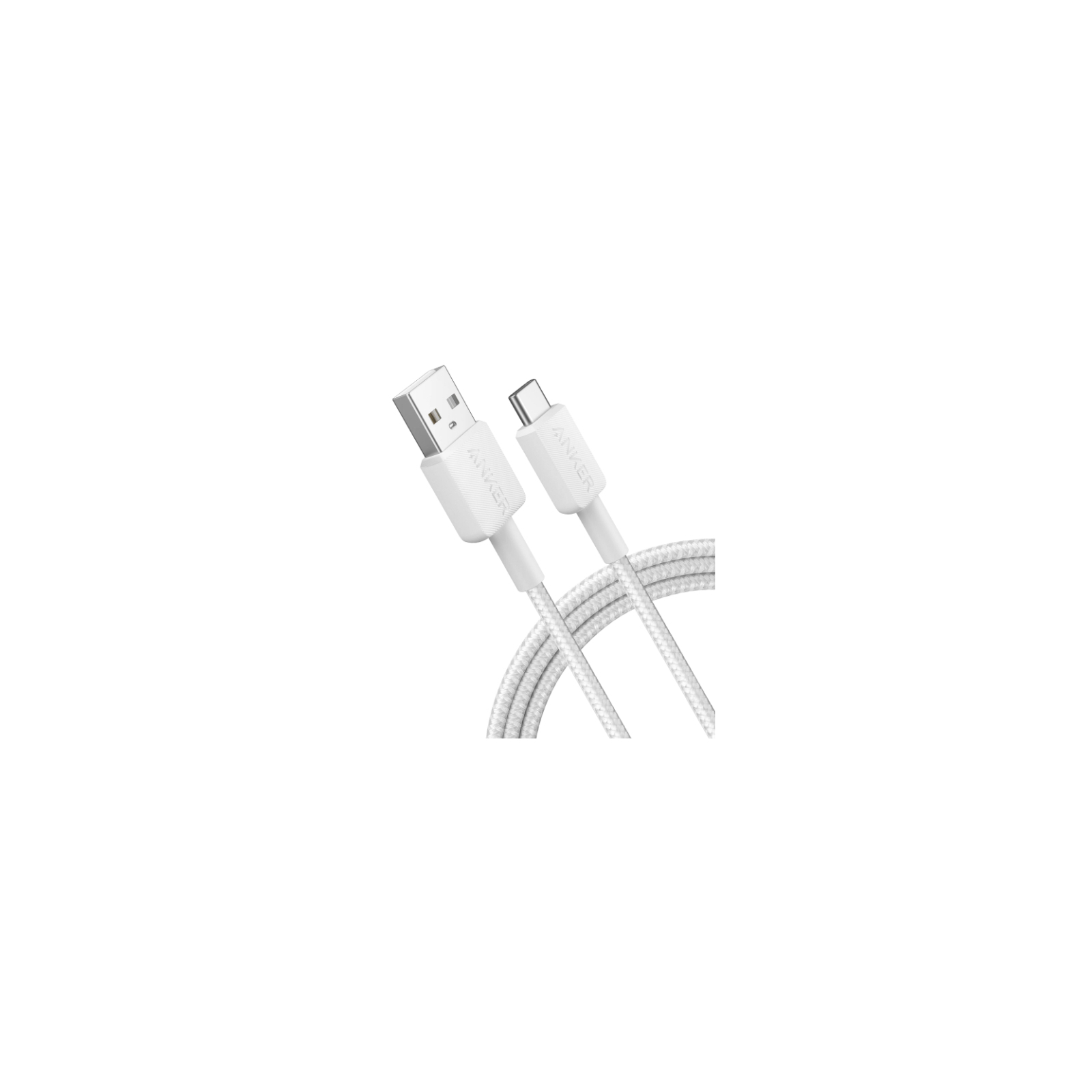 Дата кабель USB 2.0 AM to Type-C 1.8m 322 White Anker (A81H6H21) зображення 3