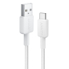Дата кабель USB 2.0 AM to Type-C 1.8m 322 White Anker (A81H6H21)