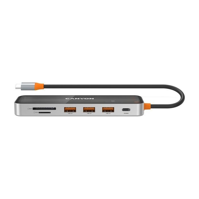 Порт-реплікатор Canyon Docking Station DS-13 4k 7-in-1 USB-C (CNS-TDS13) зображення 3