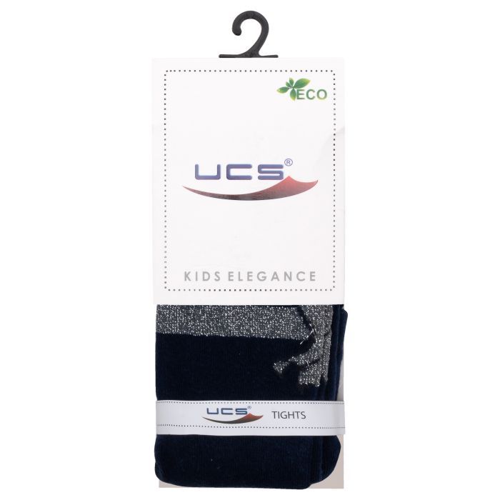 Колготки дитячі UCS Socks з бантом (M0C0301-1410-9G-blue) зображення 2