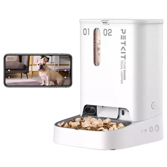 Универсальная посуда для животных Petkit YUMSHARE DUAL-HOPPER with Camera (P591)