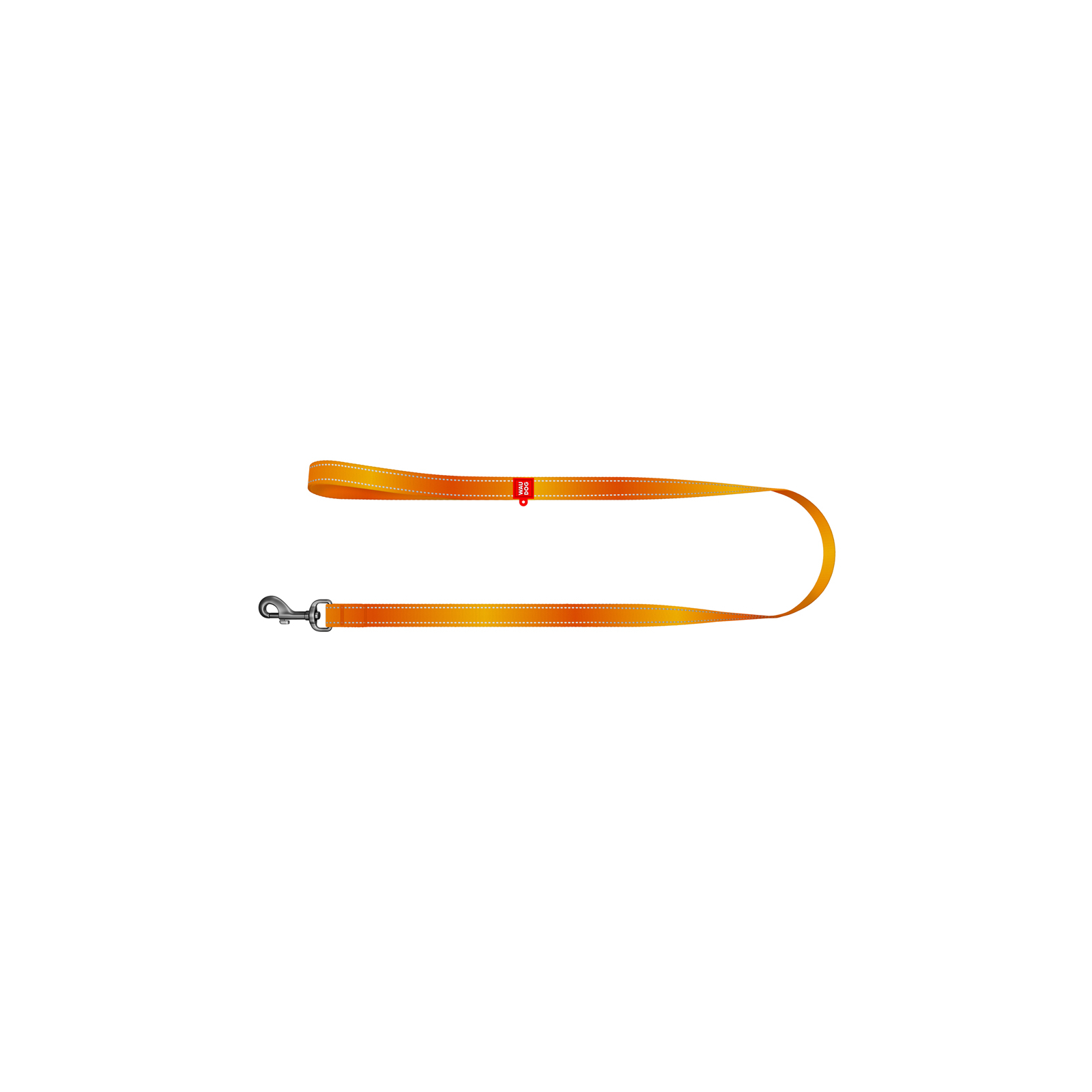 Повідок для собак WAUDOG Nylon Mono, світловідбивний L-XXL помаранчевий (52194) зображення 3