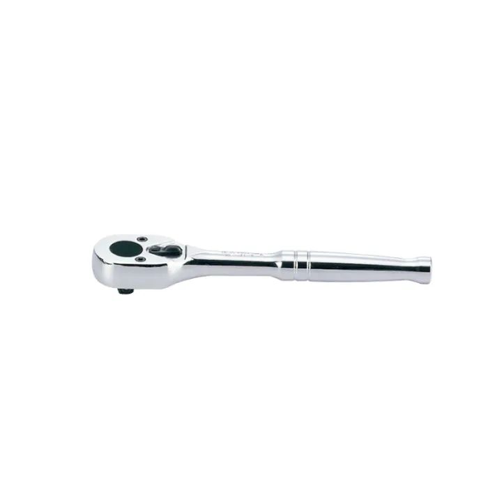 Трещотка KING TONY 1/4" 24-зуба из металл. шлиф. рукоятки 140мм (2769-55P)