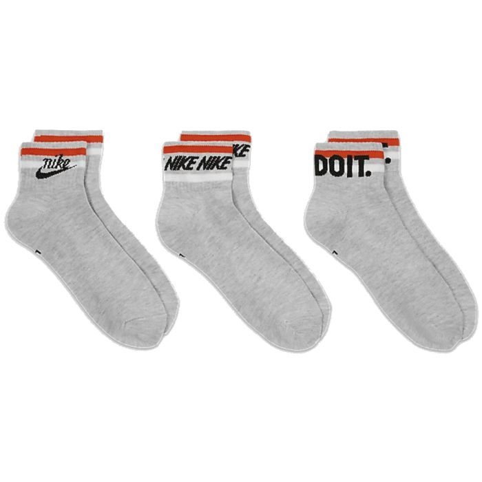 Шкарпетки Nike U NK NSW EVERYDAY ESSENTIAL AN 3PR DX5080-050 46-50 3 пари Сірі (196148786071) зображення 5