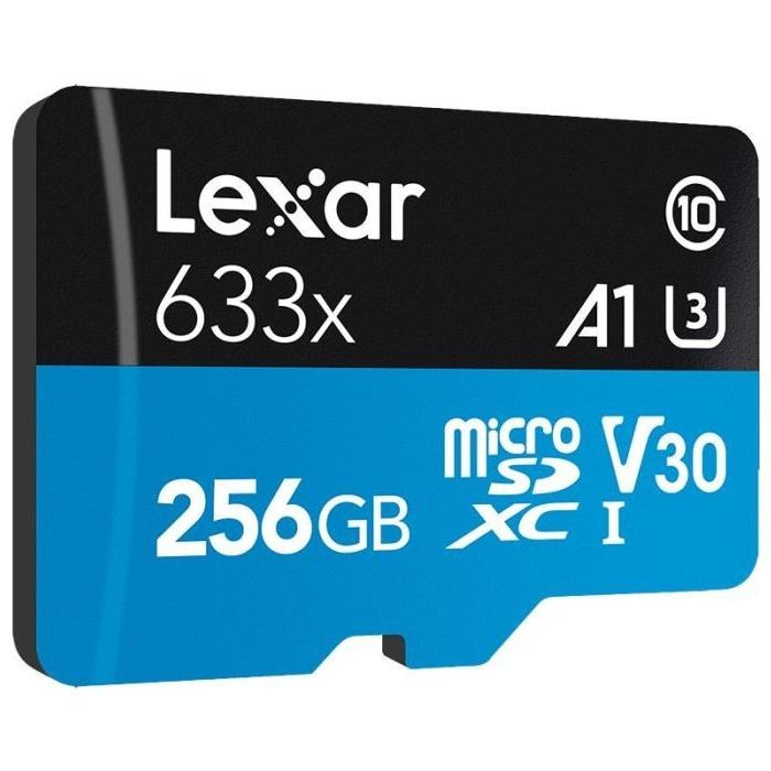 Карта памяти Lexar 256GB microSDXC class 10 UHS-I 633x (LSDMI256BB633A) изображение 2