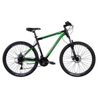 Велосипед Discovery Trek AM DD 27.5" 19.5" ST 2024 Чорно-зелений (OPS-DIS-27.5-056)