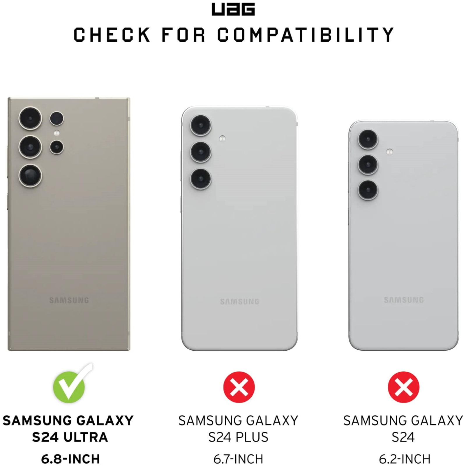Чехол для мобильного телефона UAG Samsung Galaxy S24 Ultra Metropolis LT Pro Micro Hex Camo Graphite (214420113234) изображение 10