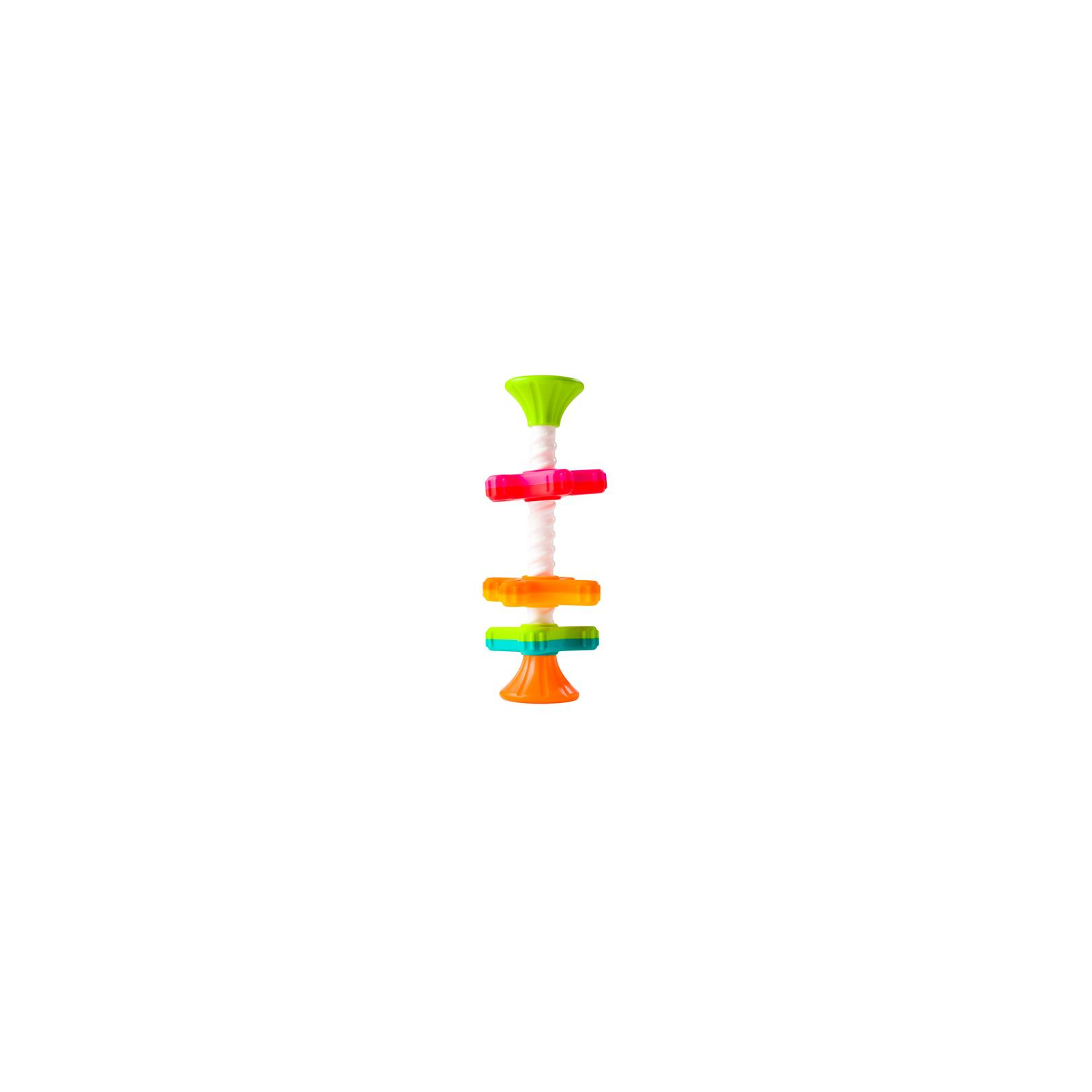 Развивающая игрушка Fat Brain Toys Пирамидка- спиннер MiniSpinny тактильная (FA134-1) изображение 3