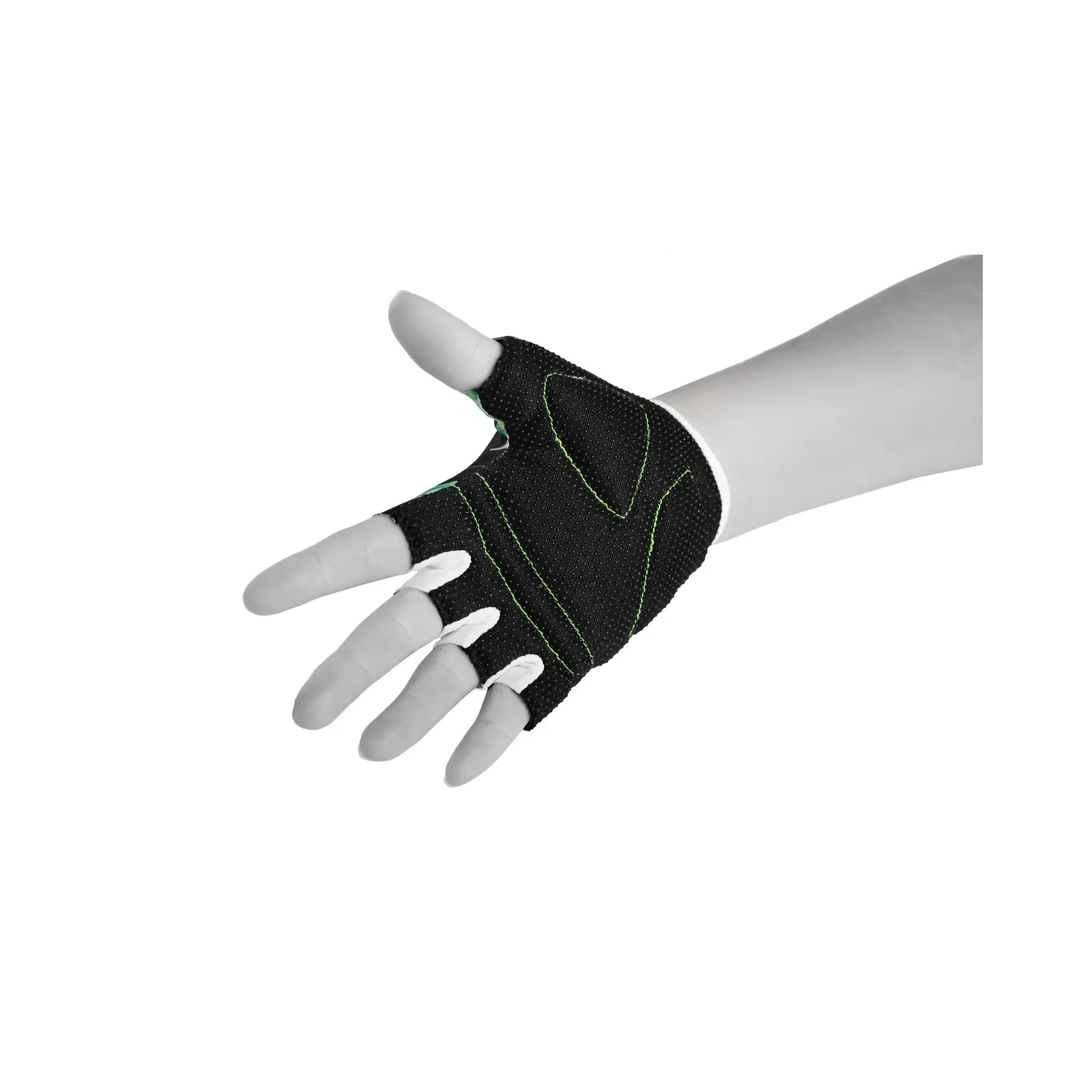 Велоперчатки PowerPlay 001 Листя Чорні XS (001_Black_XS) изображение 3
