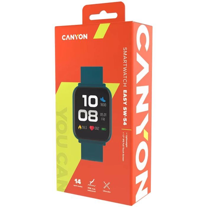 Смарт-часы Canyon Easy SW-54 Black (CNS-SW54BB) изображение 4