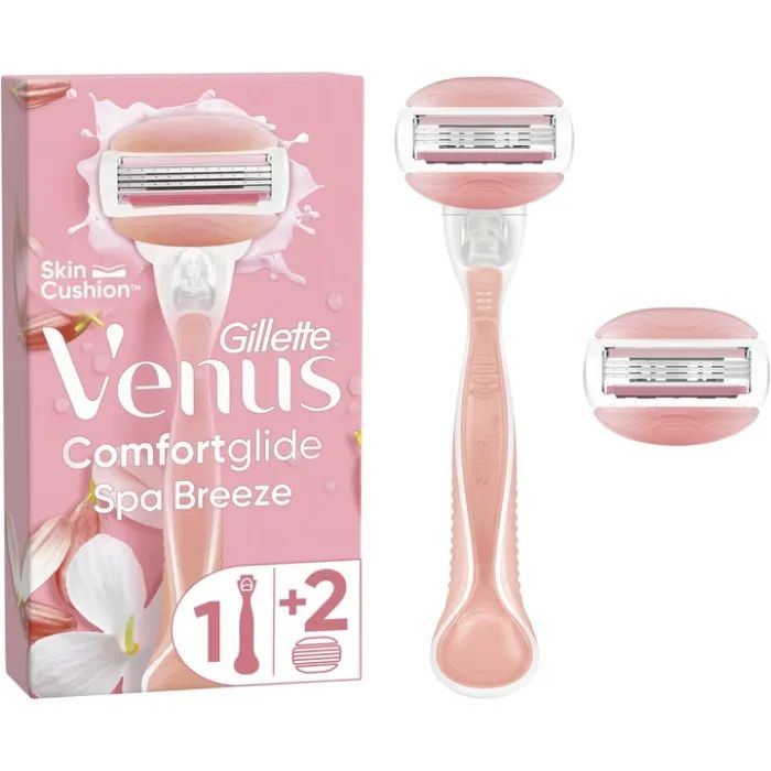Бритва Gillette Venus Comfortglide Spa Breeze с 4 сменными картриджами (7702018469727)