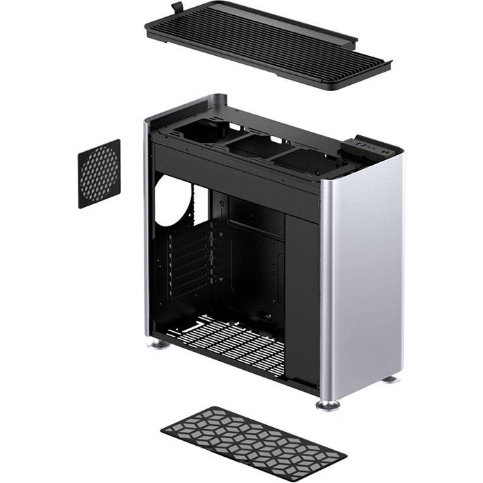 Корпус Jonsplus i400-A Aluminum Silver (i400-A Silver) зображення 11
