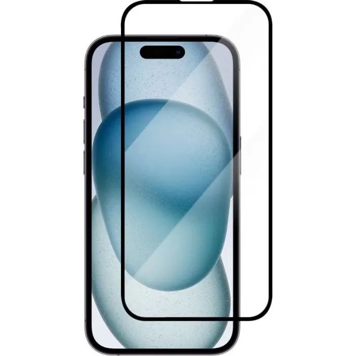 Скло захисне Lunatik Premium Tempered Glass 3D Full Cover Black for iPhone 15 (1195284) зображення 2
