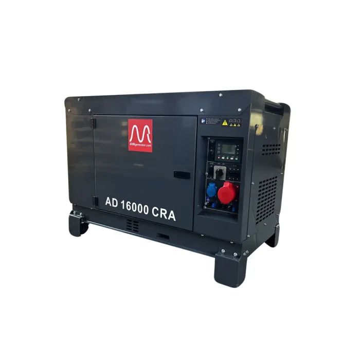 Генератор Metier AD16000CRA дизель 3ф-15,0kWA, 1ф-12,0kW бак-25л, эл.старт (AD16000CRA)