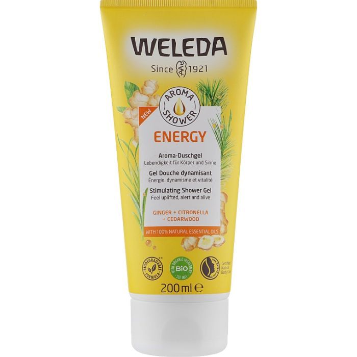 Гель для душу Weleda Aroma Energy Stimulating Shower Gel 200 мл (7611916160738)