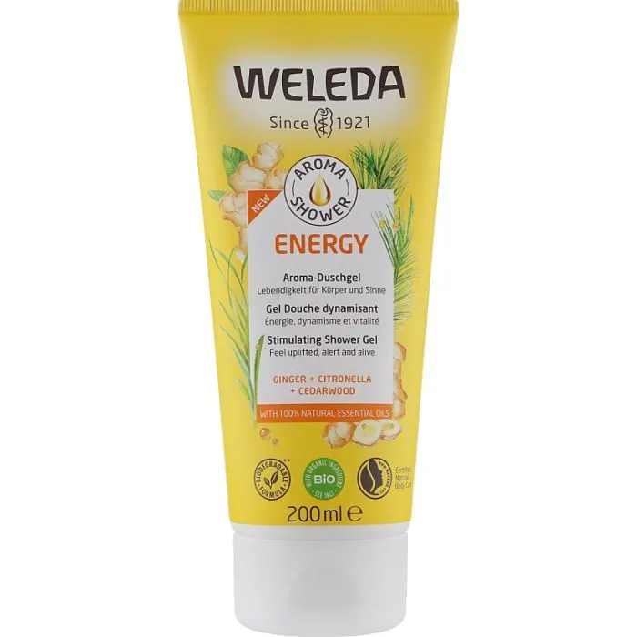 Гель для душу Weleda Aroma Energy Stimulating Shower Gel 200 мл (7611916160738)
