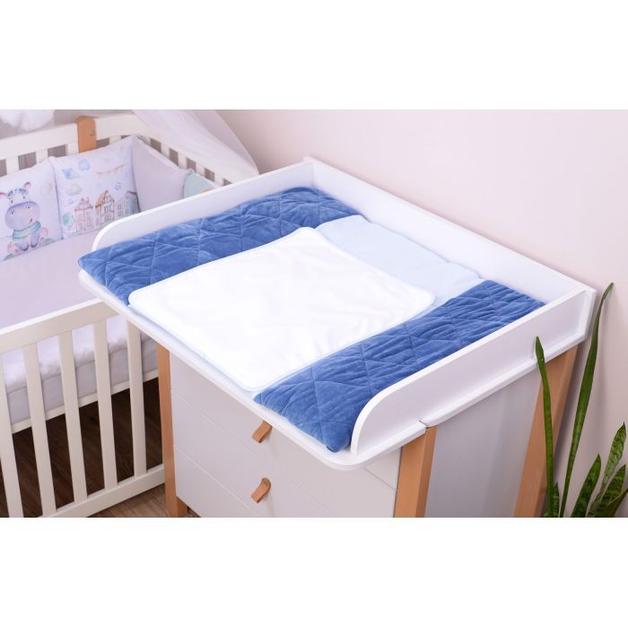 Пеленальный матрасик Верес Velour Deep blue 72х80 см (429.2) изображение 3
