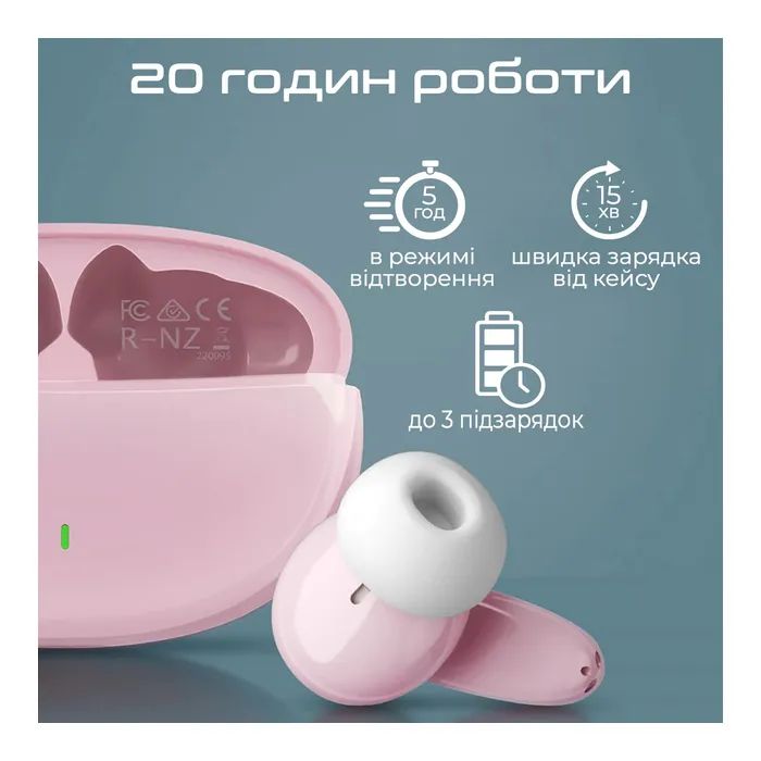 Наушники Promate Lush Pink (lush.pink) изображение 5