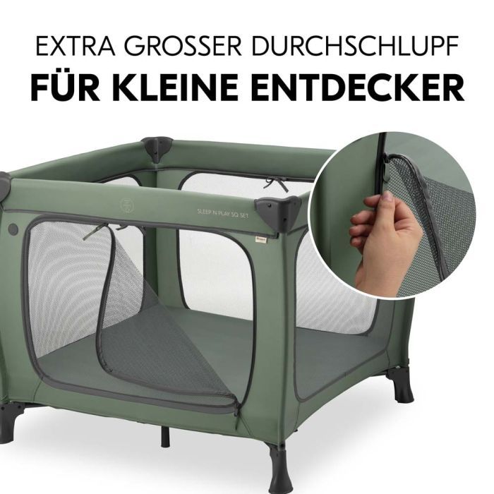 Детский манеж Hauck Sleep N Play SQ Dark Green (60673-5) изображение 2