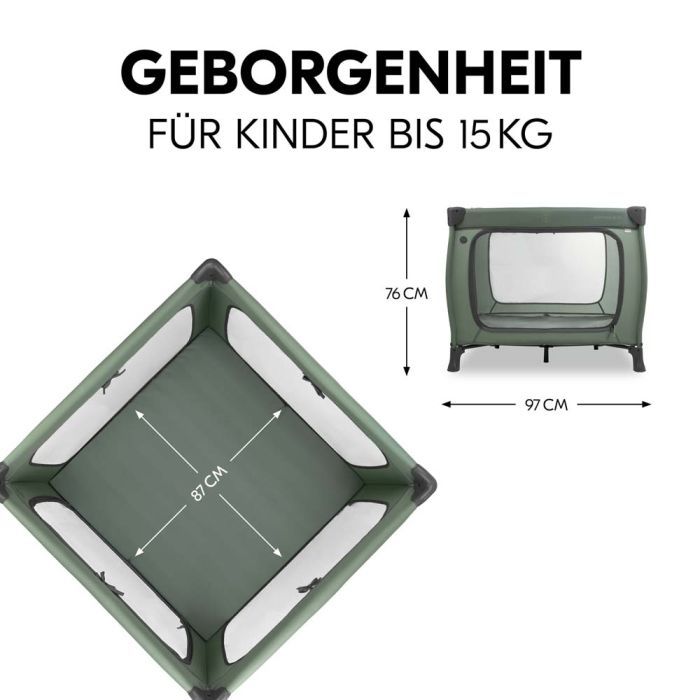 Детский манеж Hauck Sleep N Play SQ Dark Green (60673-5) изображение 9