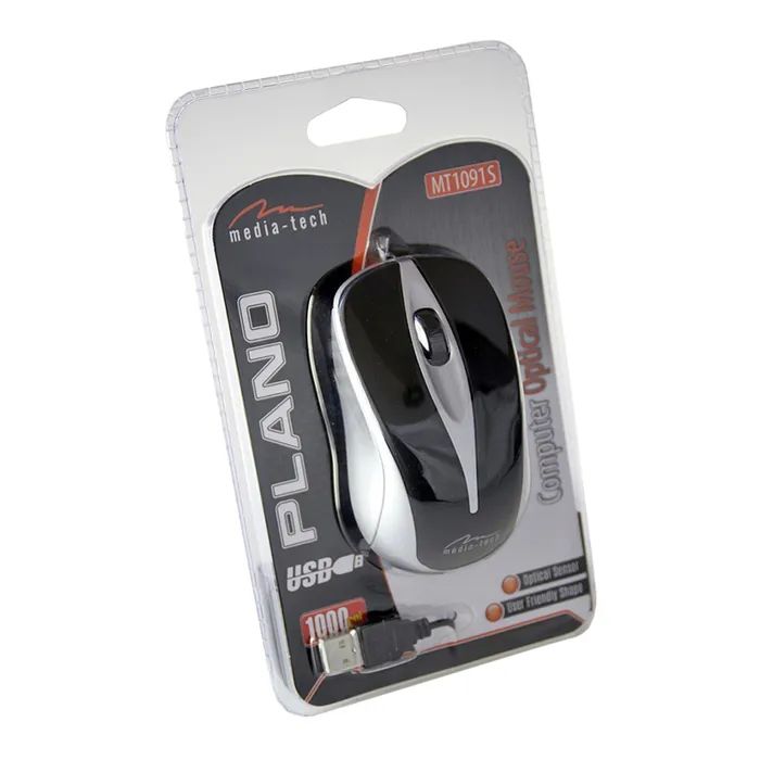 Мышка Media-Tech Plano USB Black (MT1091K) изображение 3