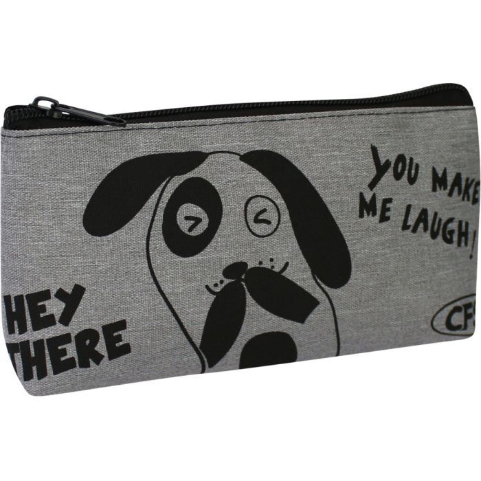 Пенал Cool For School 1 відділення Dog Сірий (CF86602-01)