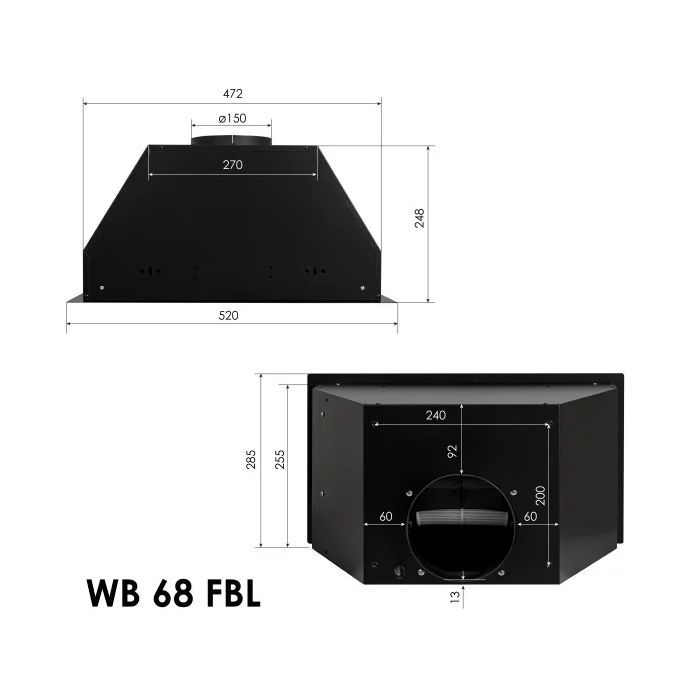 Витяжка кухонна Weilor WB 68 WH зображення 12