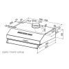 Вытяжка кухонная Faber 2740 Pb Srm Wh A60, білий (300.0557.570) изображение 3