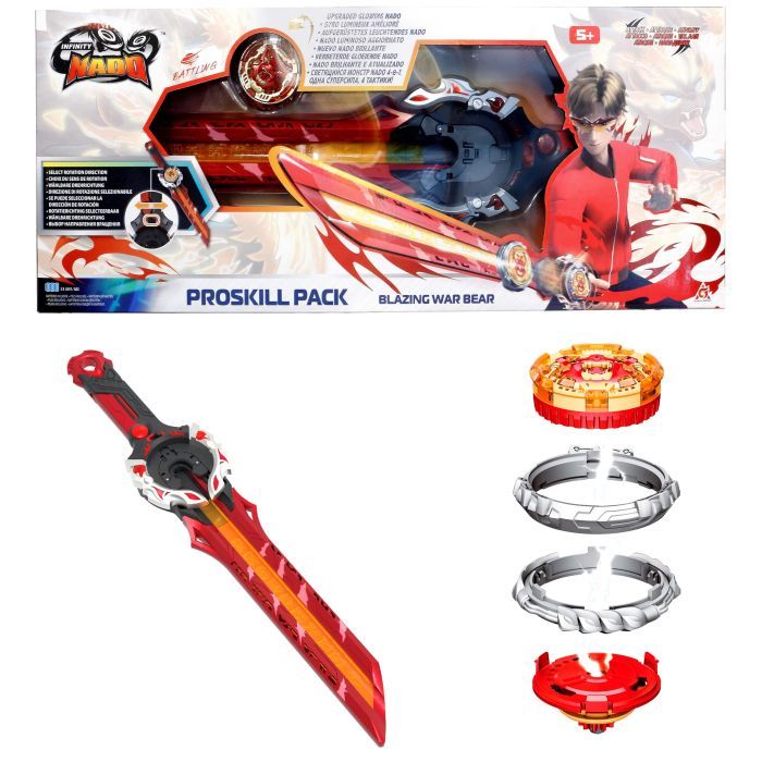 Дзига Infinity Nado VI Proskill Pack Палаючий Бойовий Ведмідь (EU654212) зображення 9