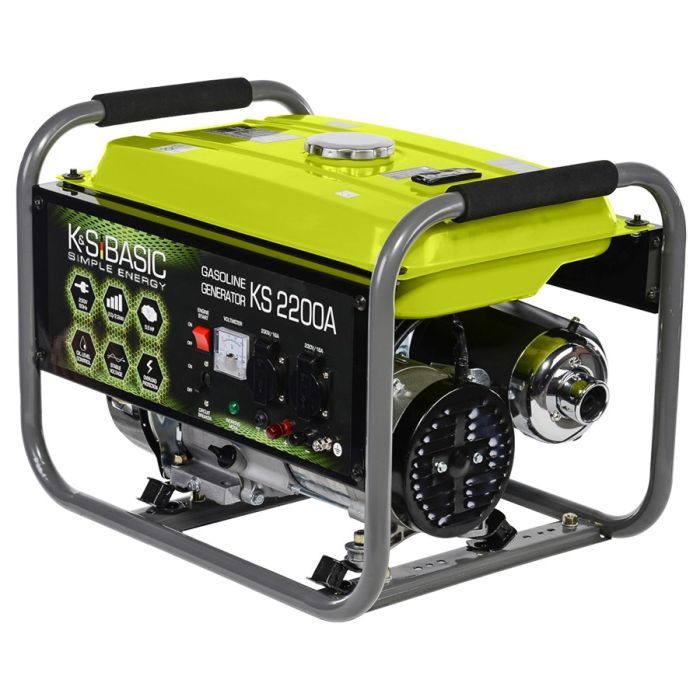 Генератор Konner&Sohnen KSB 2200A, 230В, 2.0kW, ручной стартер, 33.2кг (KSB2200A) изображение 3