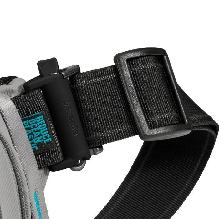 Сумка-бананка Pacsafe Eco Anti-Theft Waist Pack сірий/чорний (41104145) изображение 6