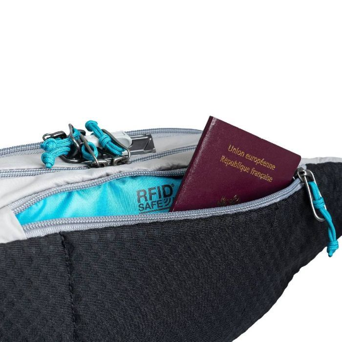 Сумка-бананка Pacsafe Eco Anti-Theft Waist Pack сірий/чорний (41104145) изображение 7