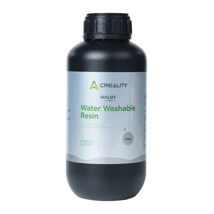 Фотополимерная смола Creality Resin, HALOT, Water Washable 1кг, gray (3302010052)