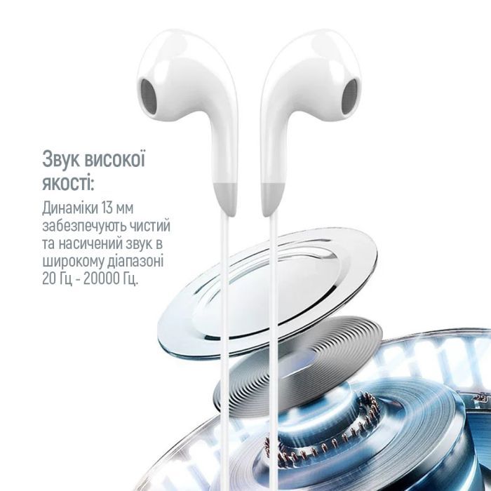 Навушники ColorWay 3.5 mm Wired Earphone Sound Wave Black (CW-WD04BK) зображення 4