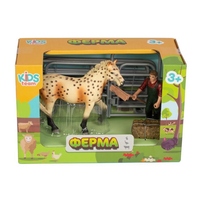 Фигурка Kids Team набор Ферма фермер Кнабструппер(Светлый окрас с пятнами) (Q9899-X3_1) изображение 2
