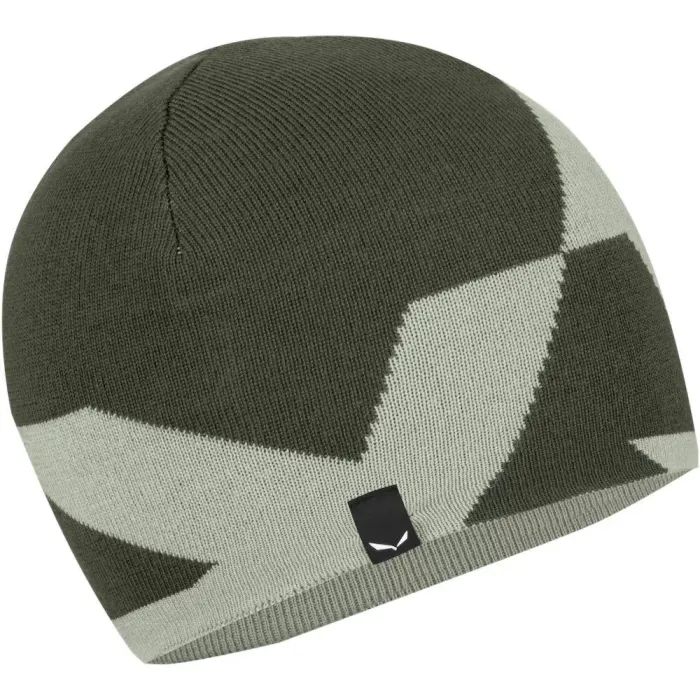 Шапка Salewa Pure Reversible AM Beanie 28772 5281 - UNI58 - оливковий (013.012.0844)