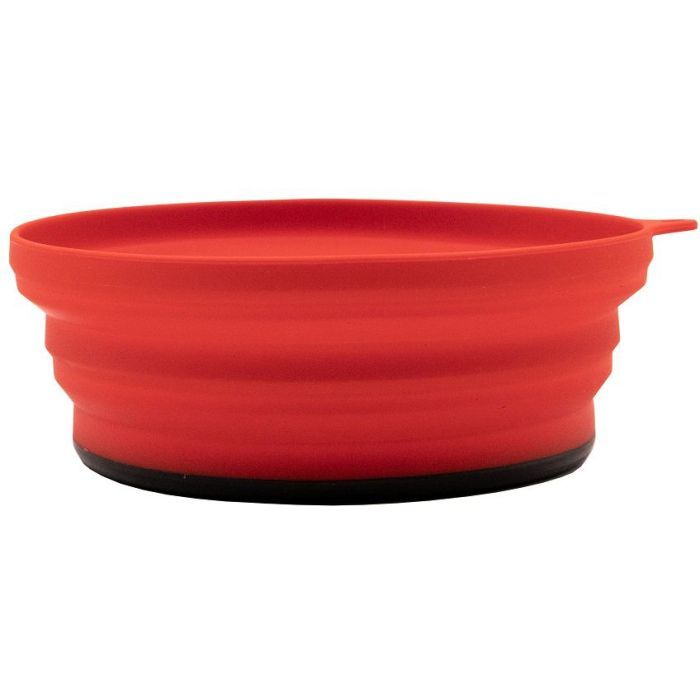Миска туристическая Tramp силиконовая с пластиковым дном 550 мл (UTRC-123-terracota)