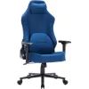 Крісло ігрове GamePro FGC750DB Size L Fabric Dark Blue (FGC750DB)